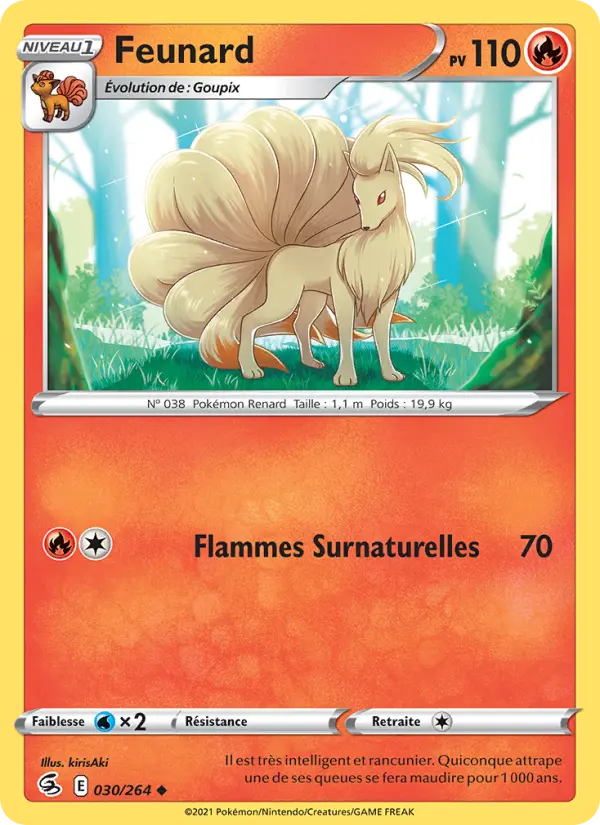 Feunard — carte 30 de l’extension Poing de Fusion