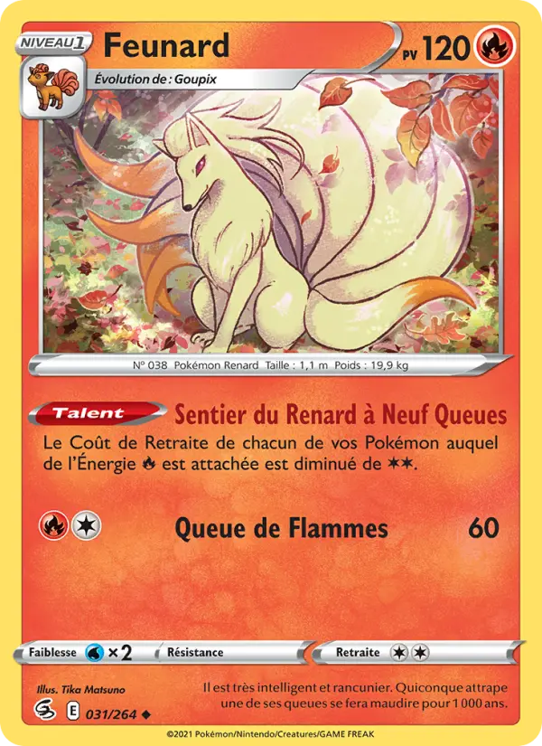 Feunard — carte 31 de l’extension Poing de Fusion