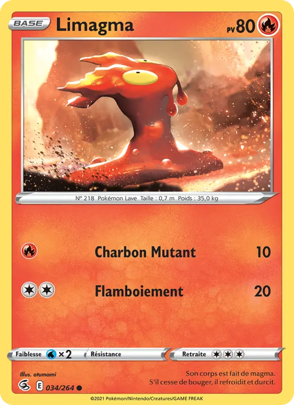 Limagma — carte 34 de l’extension Poing de Fusion