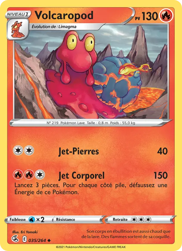 Volcaropod — carte 35 de l’extension Poing de Fusion
