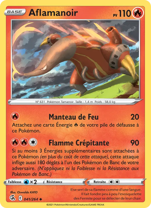 Aflamanoir — carte 41 de l’extension Poing de Fusion