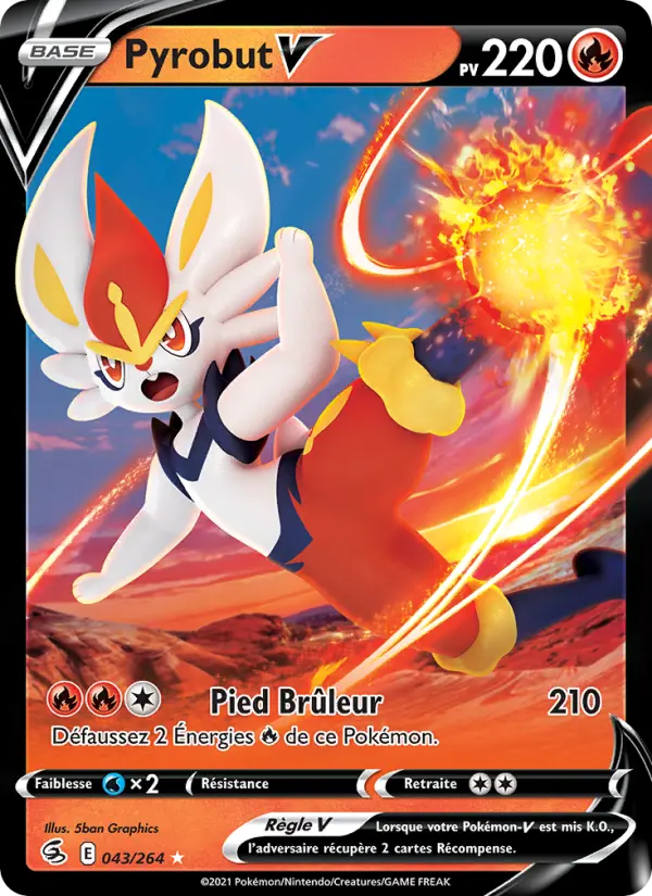 Pyrobut V — carte 43 de l’extension Poing de Fusion