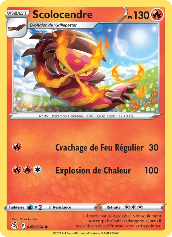 Scolocendre — carte 49 de l’extension Poing de Fusion