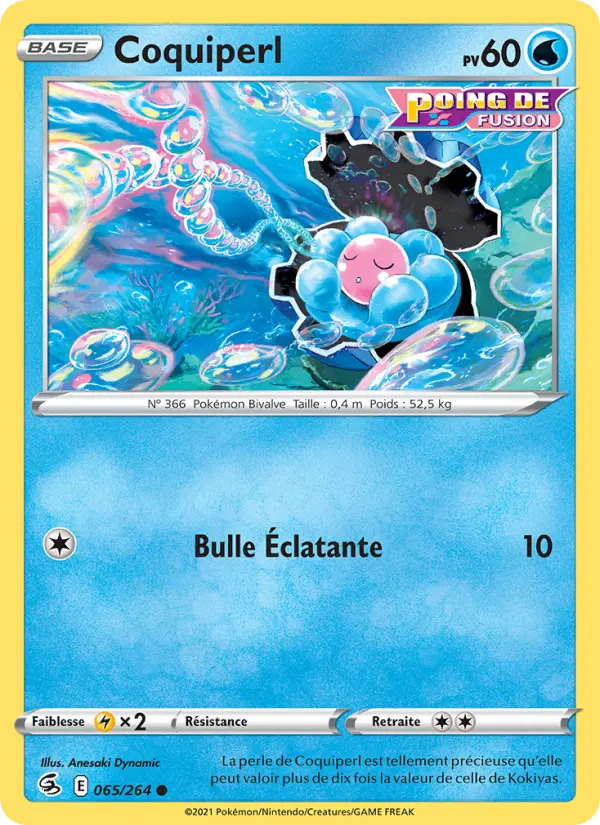 Coquiperl — carte 65 de l’extension Poing de Fusion