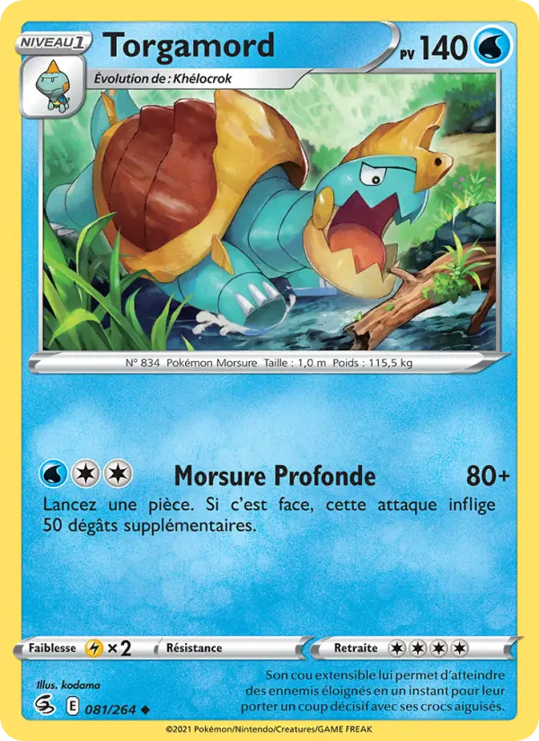 Torgamord — carte 81 de l’extension Poing de Fusion
