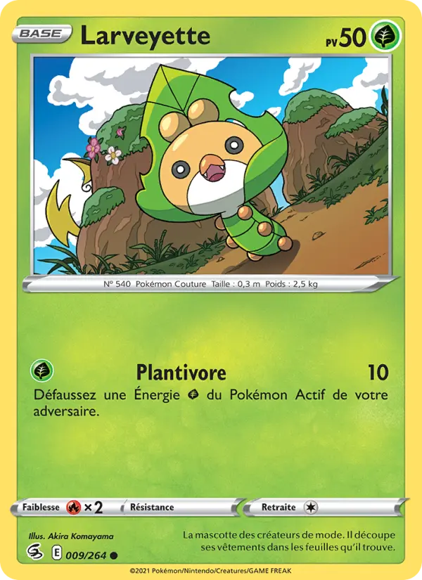 Larveyette — carte 9 de l’extension Poing de Fusion