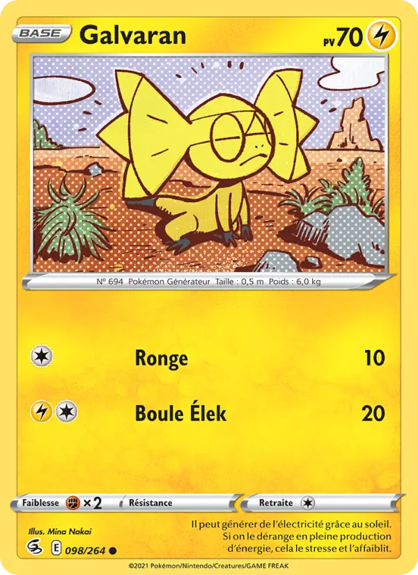 Galvaran — carte 98 de l’extension Poing de Fusion