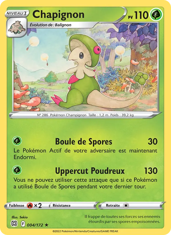 Chapignon — carte 004 de l’extension Stars Étincelantes
