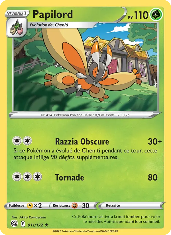 Papilord — carte 011 de l’extension Stars Étincelantes