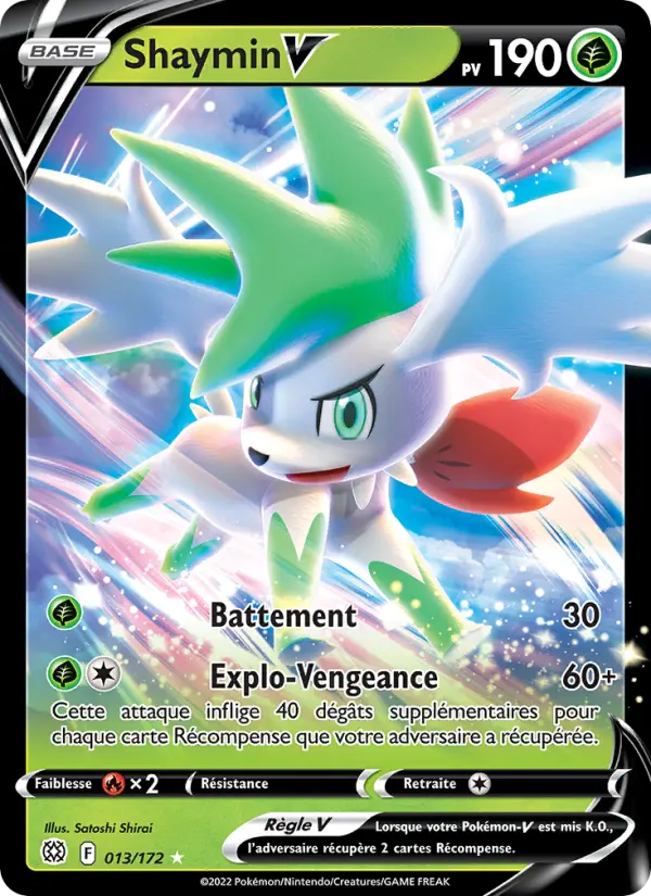 Shaymin V — carte 013 de l’extension Stars Étincelantes