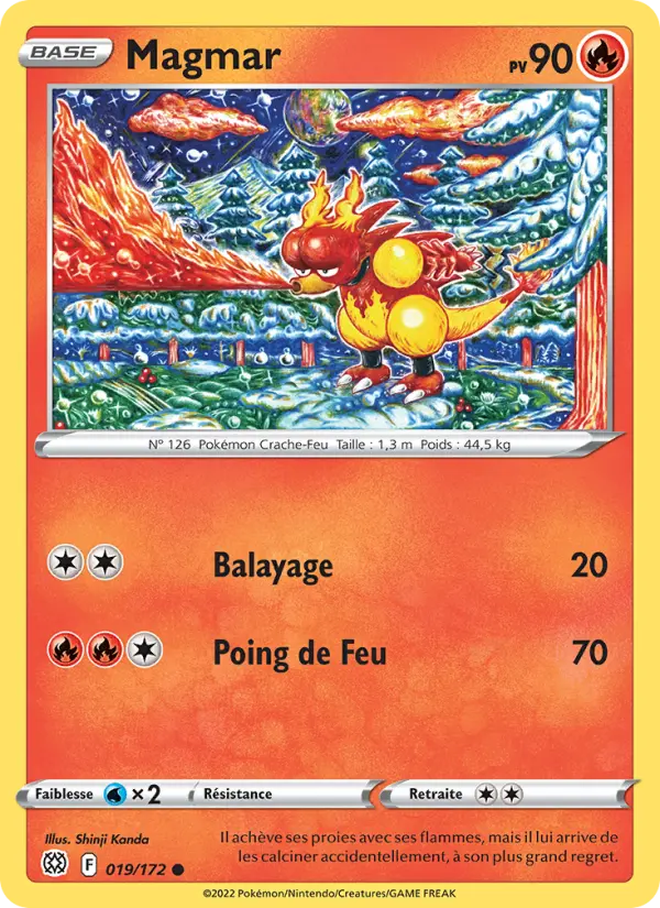 Magmar — carte 019 de l’extension Stars Étincelantes