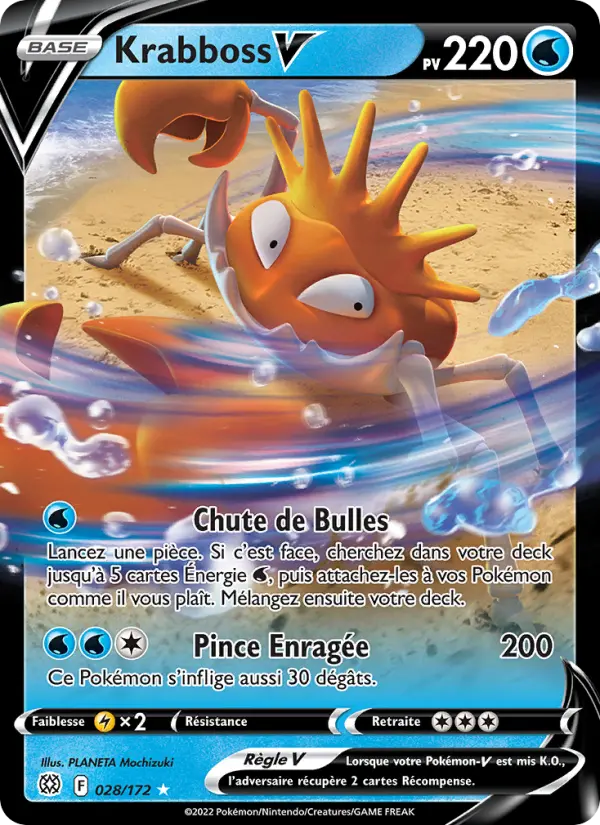 Krabboss V — carte 028 de l’extension Stars Étincelantes