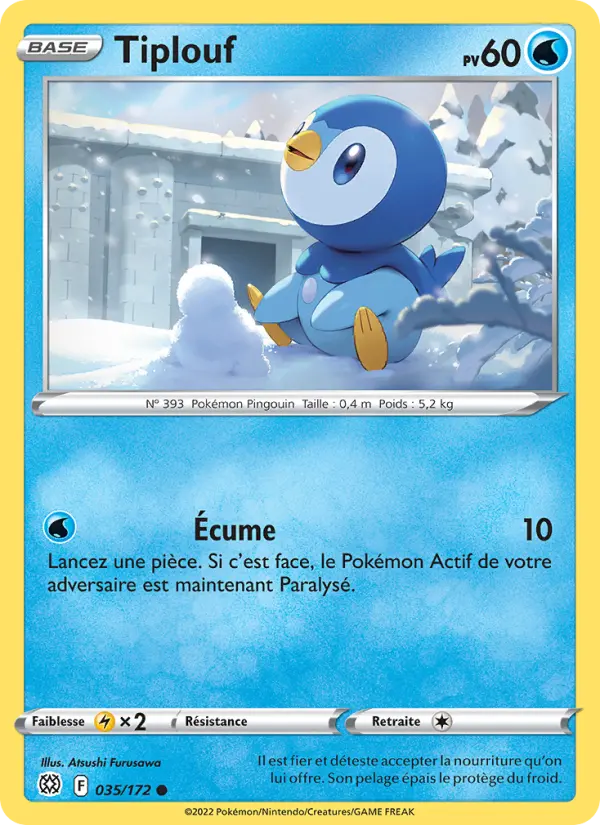 Tiplouf — carte 035 de l’extension Stars Étincelantes