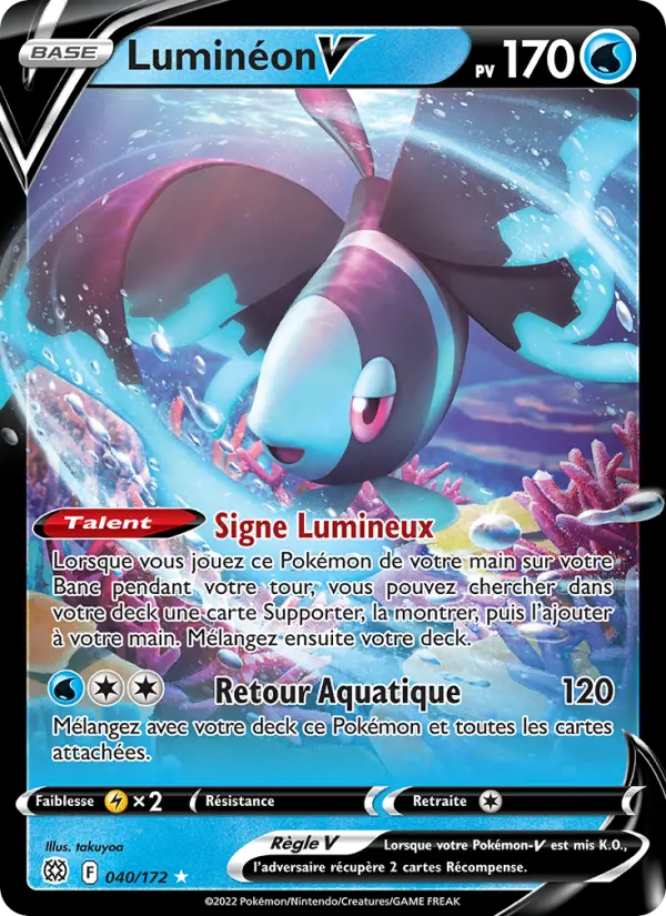 Luminéon V — carte 040 de l’extension Stars Étincelantes