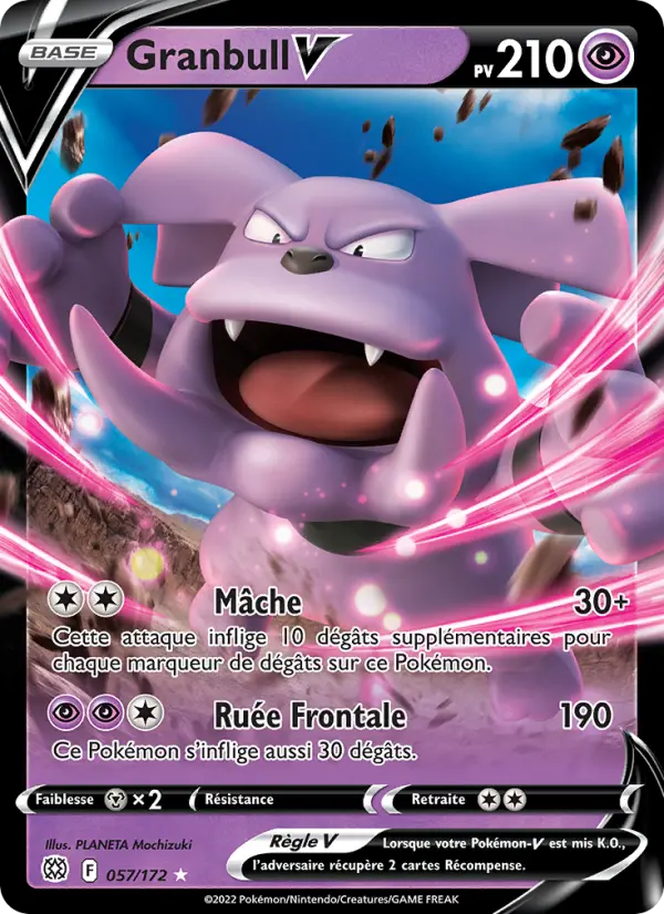 Granbull V — carte 057 de l’extension Stars Étincelantes