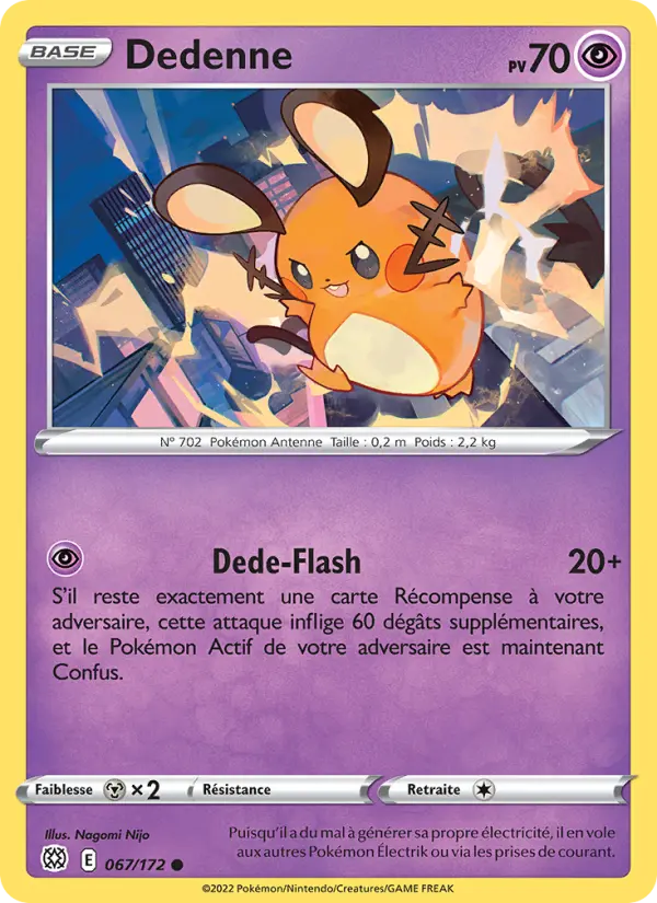 Dedenne — carte 067 de l’extension Stars Étincelantes