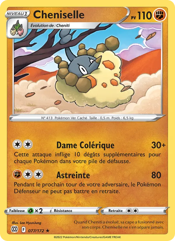 Cheniselle — carte 077 de l’extension Stars Étincelantes