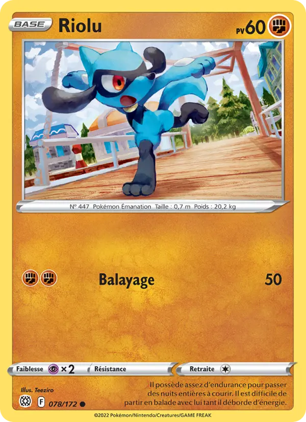 Riolu — carte 078 de l’extension Stars Étincelantes