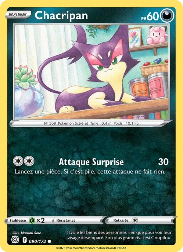 Chacripan — carte 090 de l’extension Stars Étincelantes