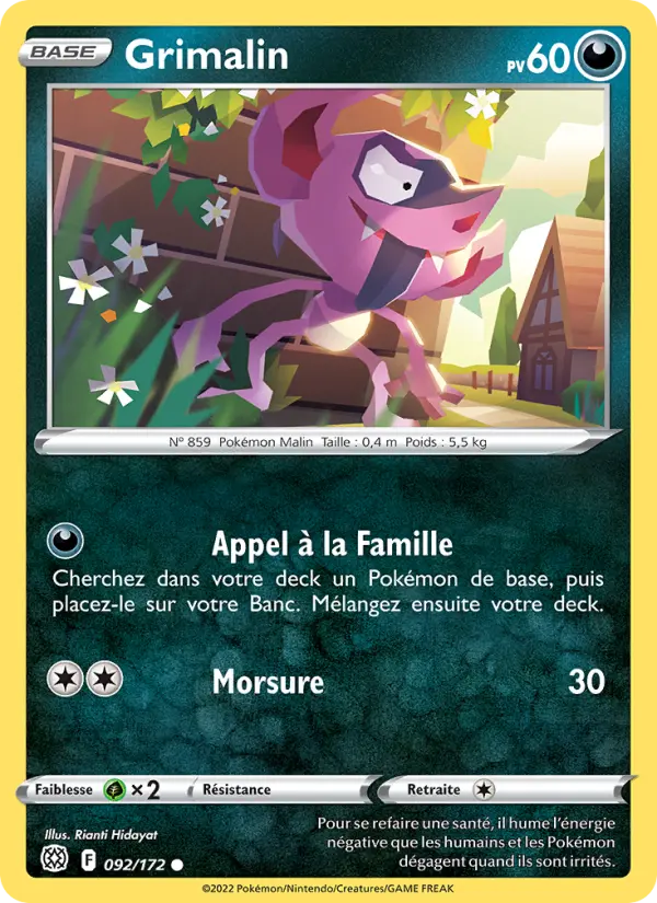 Grimalin — carte 092 de l’extension Stars Étincelantes