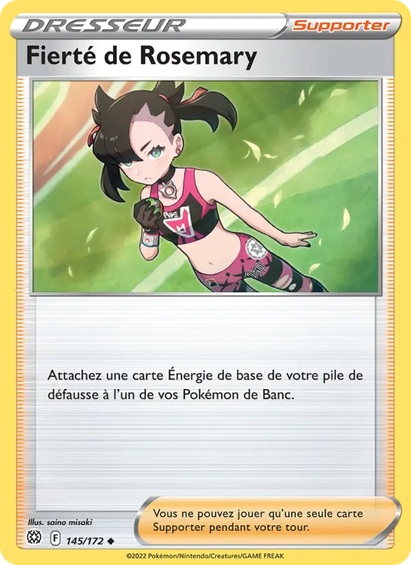 Fierté de Rosemary — carte 145 de l’extension Stars Étincelantes