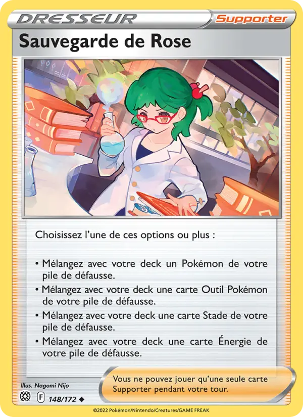 Sauvegarde de Rose — carte 148 de l’extension Stars Étincelantes