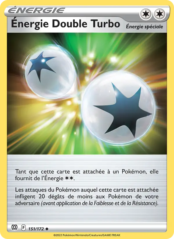 Énergie Double Turbo — carte 151 de l’extension Stars Étincelantes