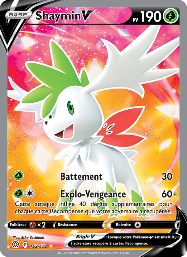 Shaymin V — carte 152 de l’extension Stars Étincelantes