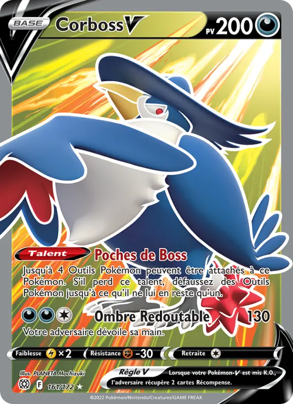 Corboss V — carte 161 de l’extension Stars Étincelantes