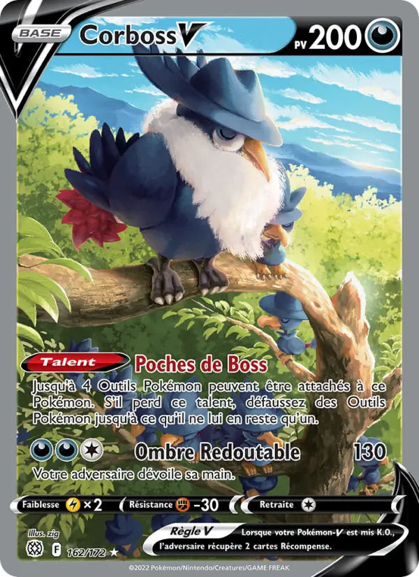 Corboss V — carte 162 de l’extension Stars Étincelantes