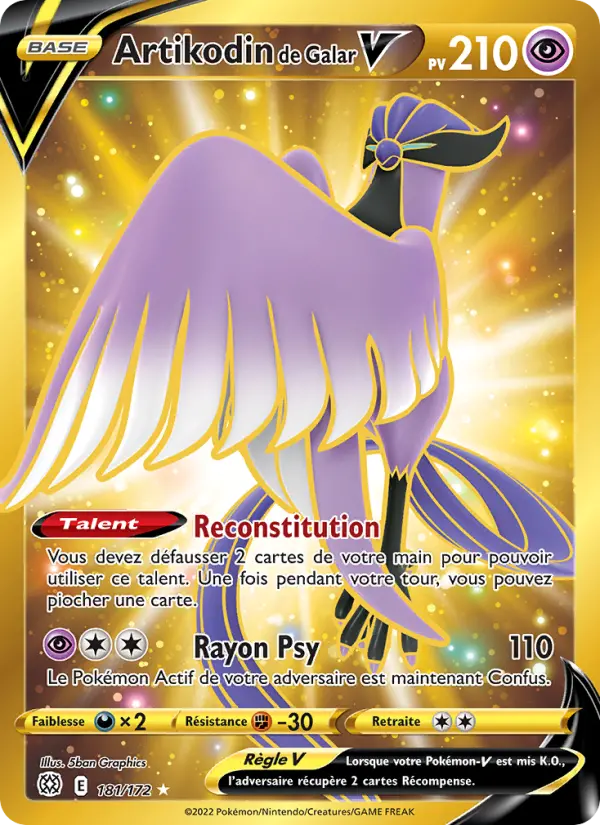 Artikodin de Galar V — carte 181 de l’extension Stars Étincelantes