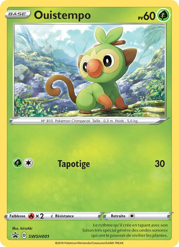 Ouistempo — carte SWSH001 de l’extension Promo SWSH