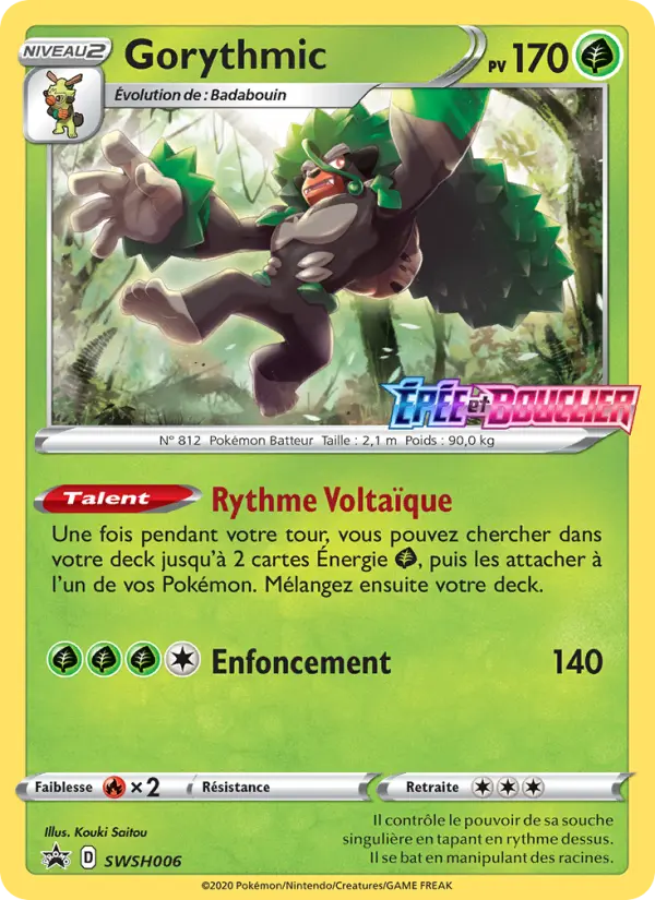 Gorythmic — carte SWSH006 de l’extension Promo SWSH