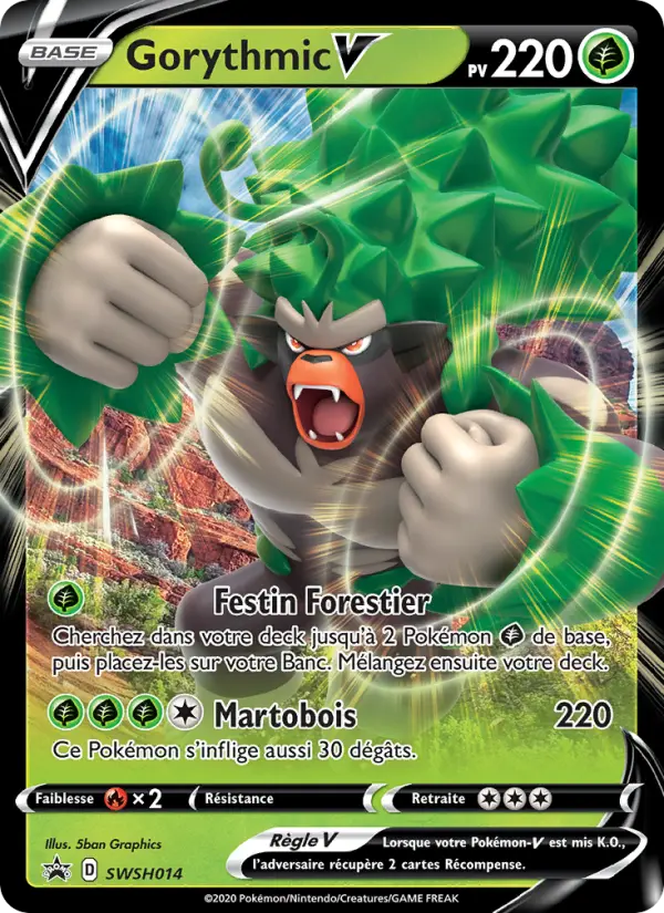 Gorythmic V — carte SWSH014 de l’extension Promo SWSH