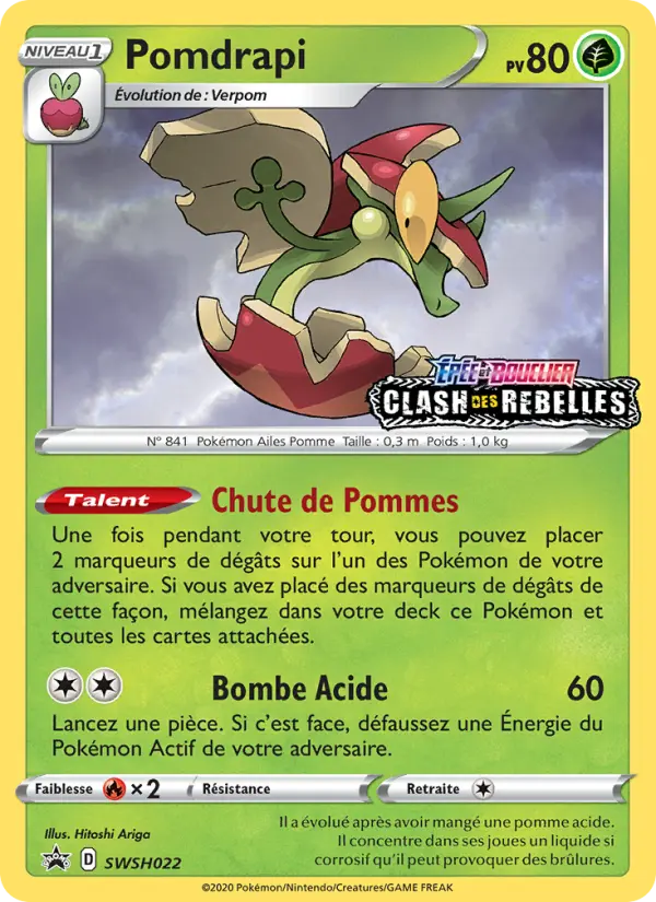 Pomdrapi — carte SWSH022 de l’extension Promo SWSH