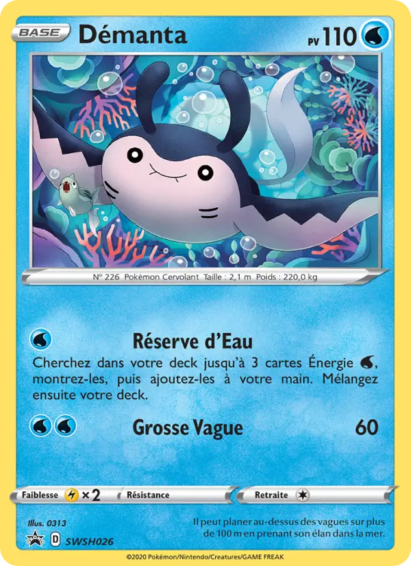 Démanta — carte SWSH026 de l’extension Promo SWSH