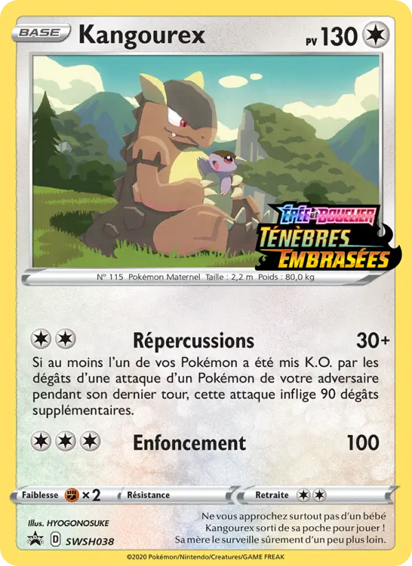 Kangourex — carte SWSH038 de l’extension Promo SWSH