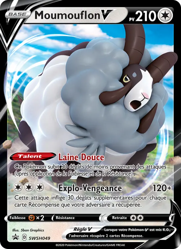 Moumouflon V — carte SWSH049 de l’extension Promo SWSH