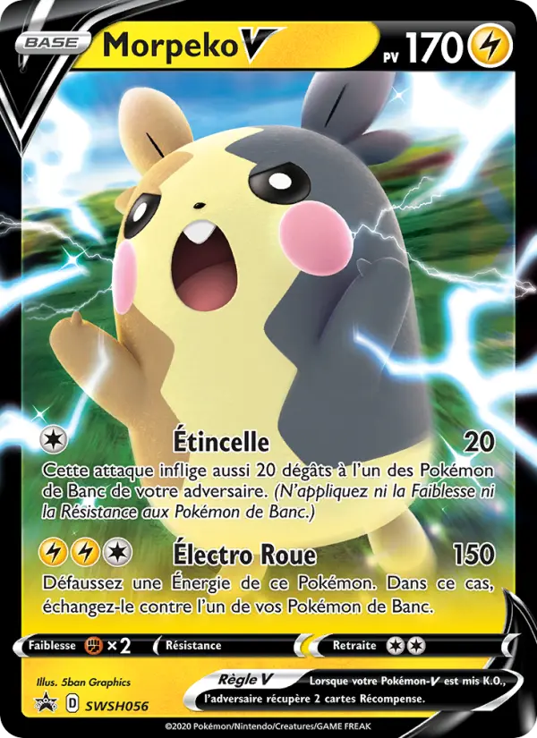Morpeko V — carte SWSH056 de l’extension Promo SWSH