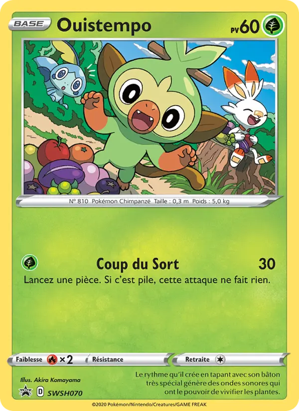 Ouistempo — carte SWSH070 de l’extension Promo SWSH