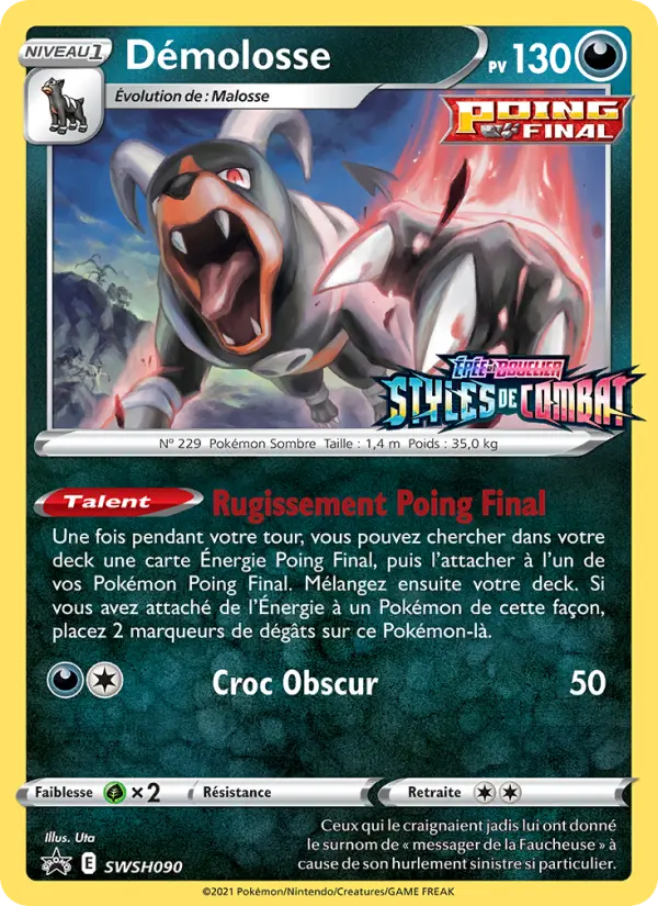 Démolosse — carte SWSH090 de l’extension Promo SWSH
