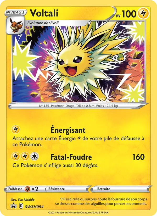 Voltali — carte SWSH094 de l’extension Promo SWSH