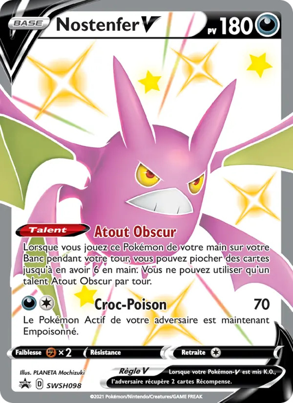 Nostenfer V — carte SWSH098 de l’extension Promo SWSH
