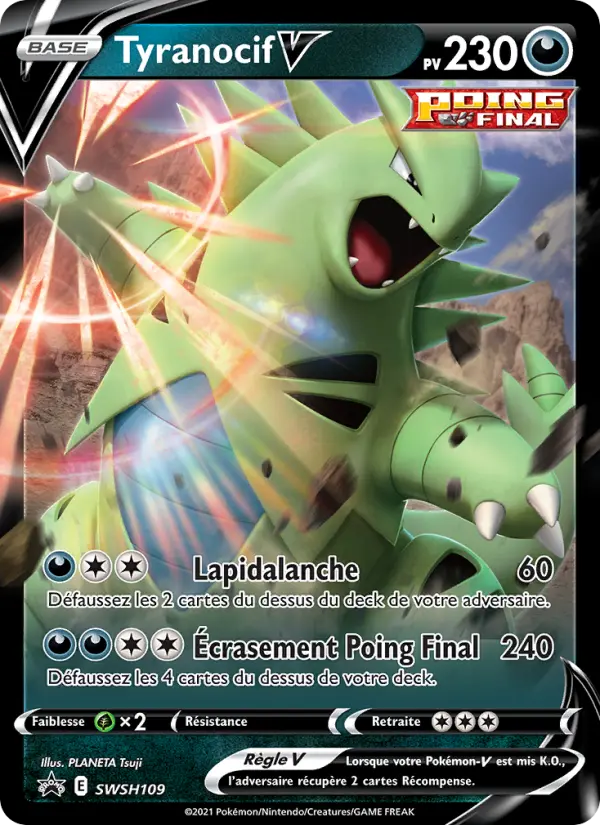 Tyranocif V — carte SWSH109 de l’extension Promo SWSH