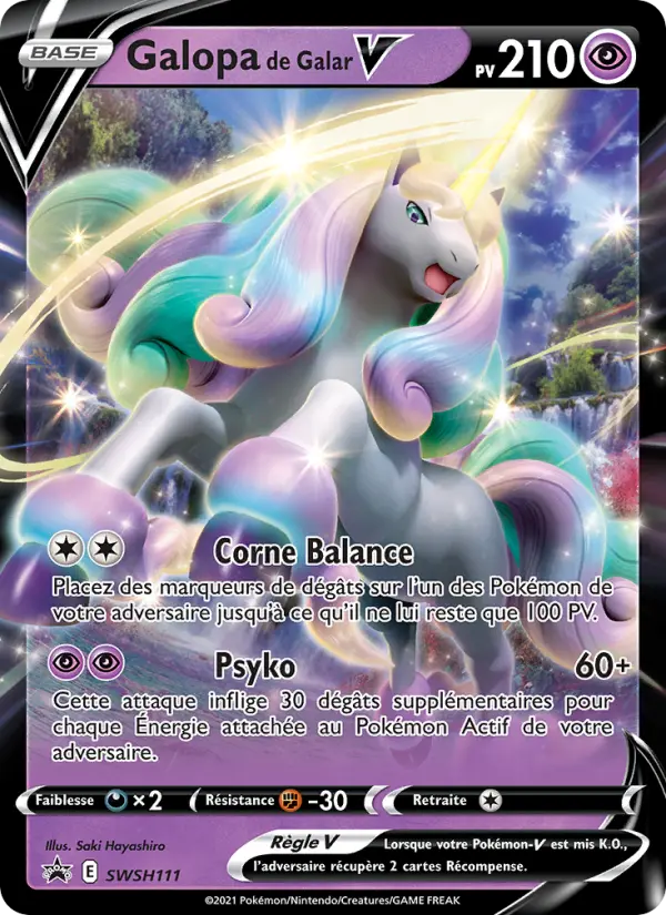 Galopa de Galar V — carte SWSH111 de l’extension Promo SWSH