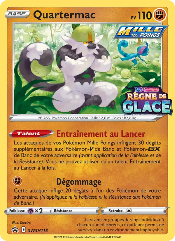 Quartermac — carte SWSH115 de l’extension Promo SWSH