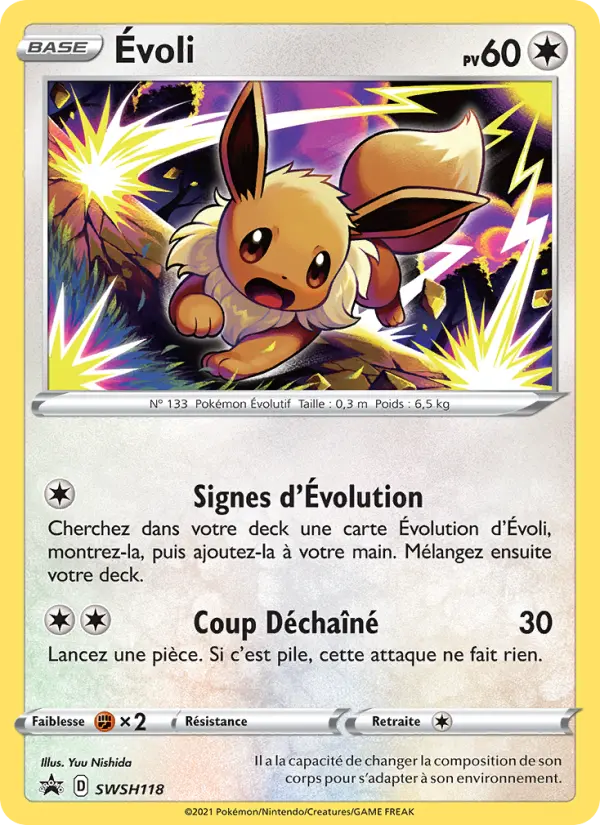 Évoli — carte SWSH118 de l’extension Promo SWSH