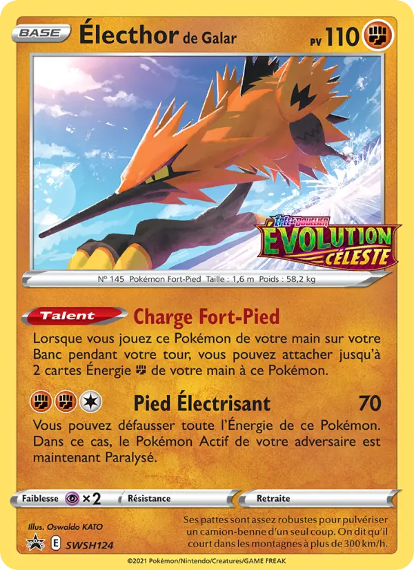 Électhor de Galar — carte SWSH124 de l’extension Promo SWSH