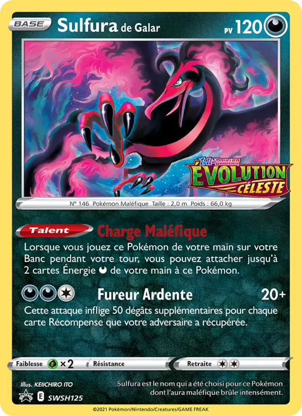 Sulfura de Galar — carte SWSH125 de l’extension Promo SWSH