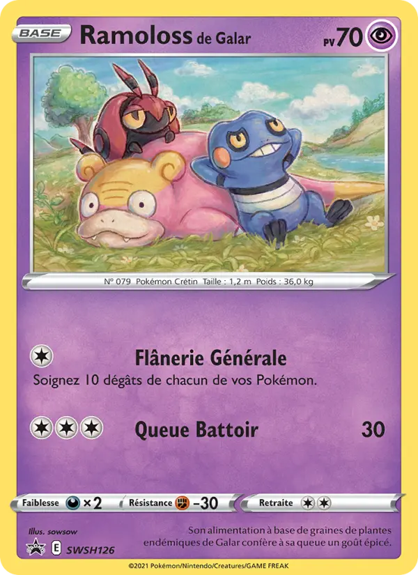 Ramoloss de Galar — carte SWSH126 de l’extension Promo SWSH